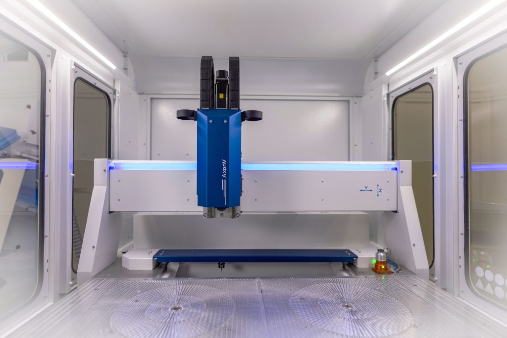 AxonV Compact CNC Milling Machine – Interior