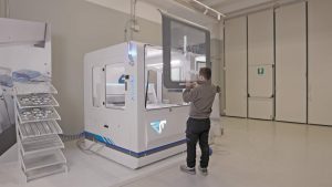 AxonV - footprint - Ronchini Milling Technologies - Fresatrice CNC Compatta per plastiche e alluminio - CNC Milling machine for aluminum and plastic