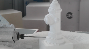 A moment in the milling process | RoboCut